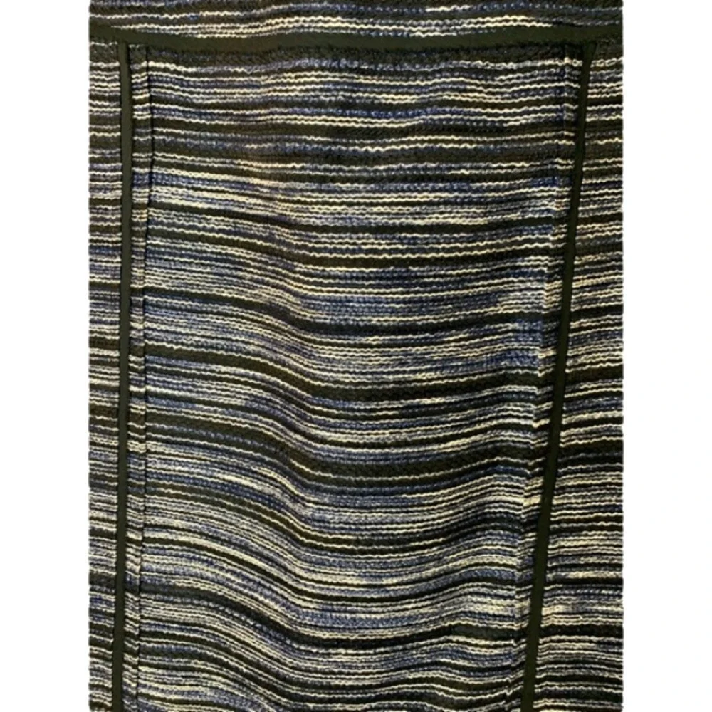 Jason Wu Women’s Printed Mini Skirt with Silk Lining Blue Black & White Size 6